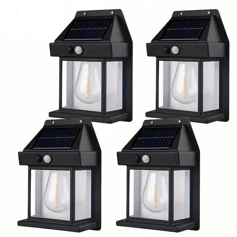 Solar-Powered Motion-Sensor Outdoor Wall Light DailySale