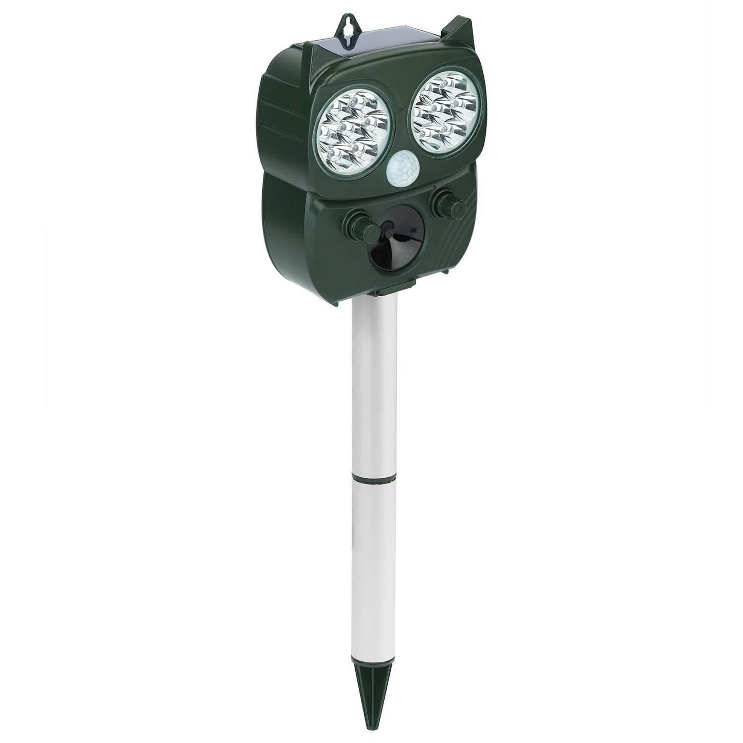 Solar Powered Ultrasonic Animal Repeller PIR Motion Sensor DailySale