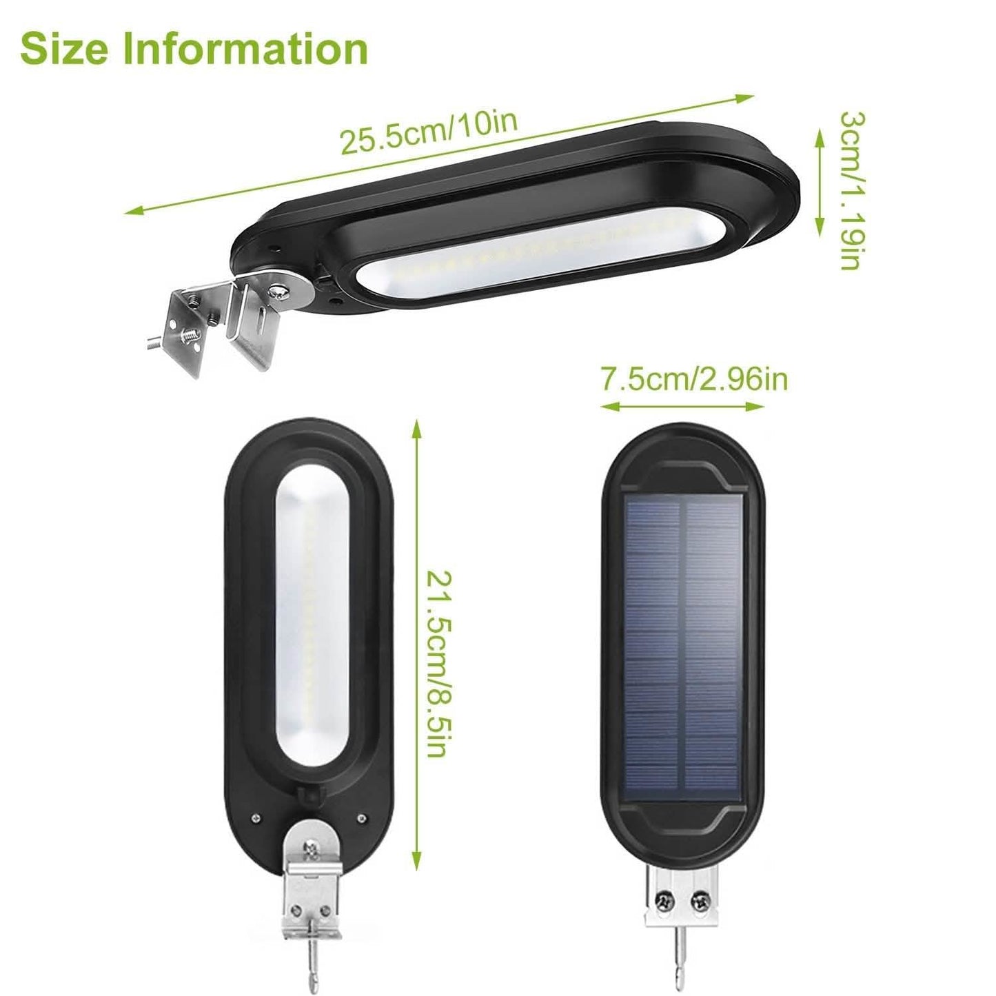 Solar Wall Light Outdoor 18 LED's Dusk to Dawn Fence Lamp DailySale
