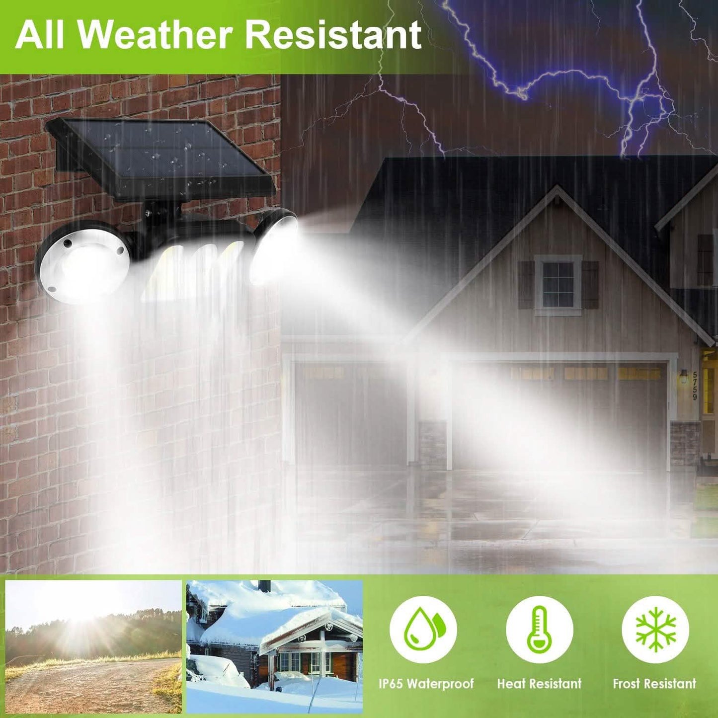 Solar Wall Light Outdoor PIR Motion Sensor LED DailySale