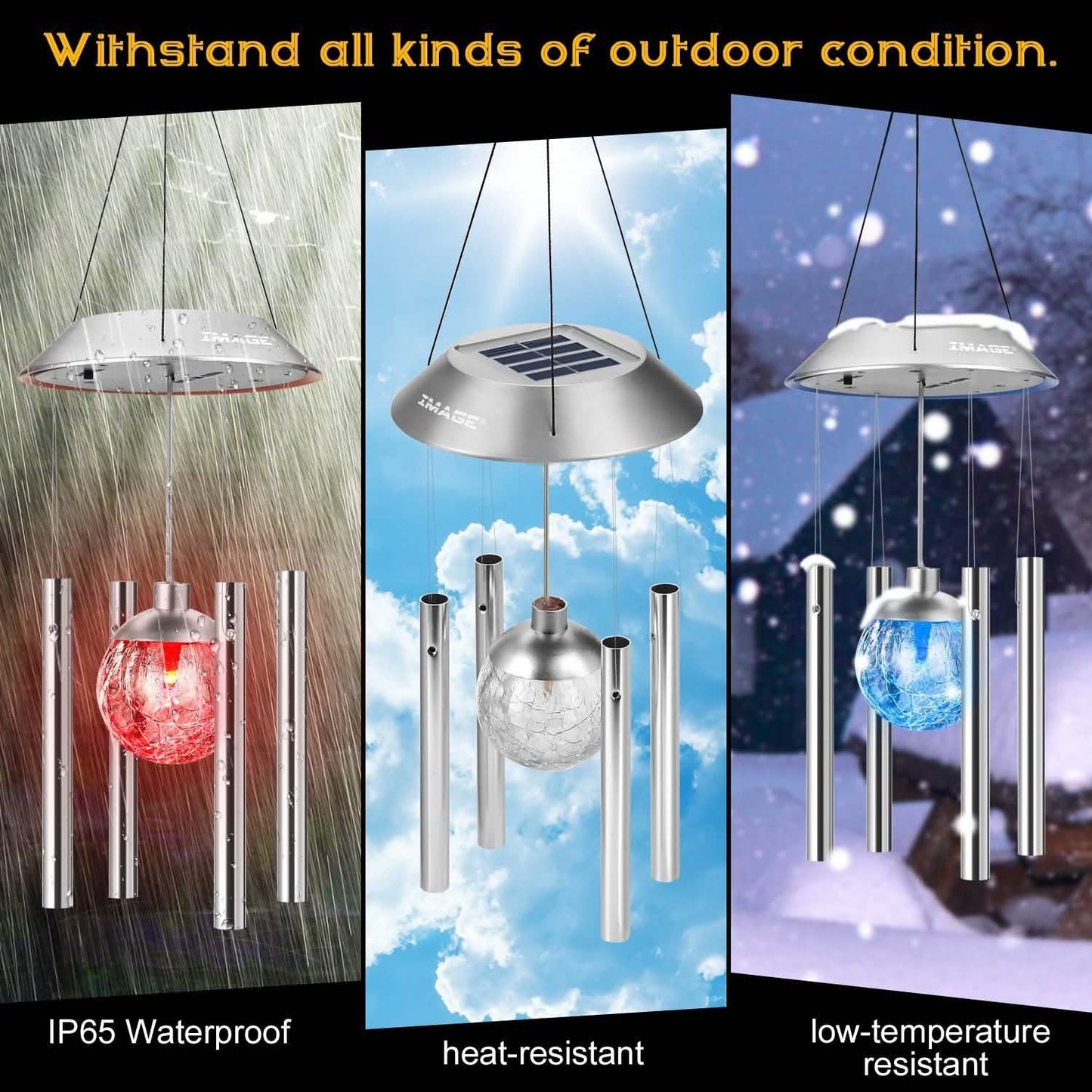 Solar Wind Chimes Color Changing LED Light DailySale