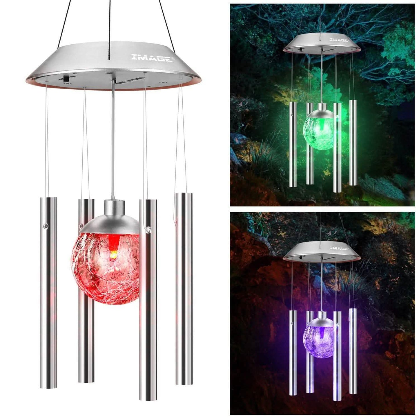 Solar Wind Chimes Color Changing LED Light DailySale