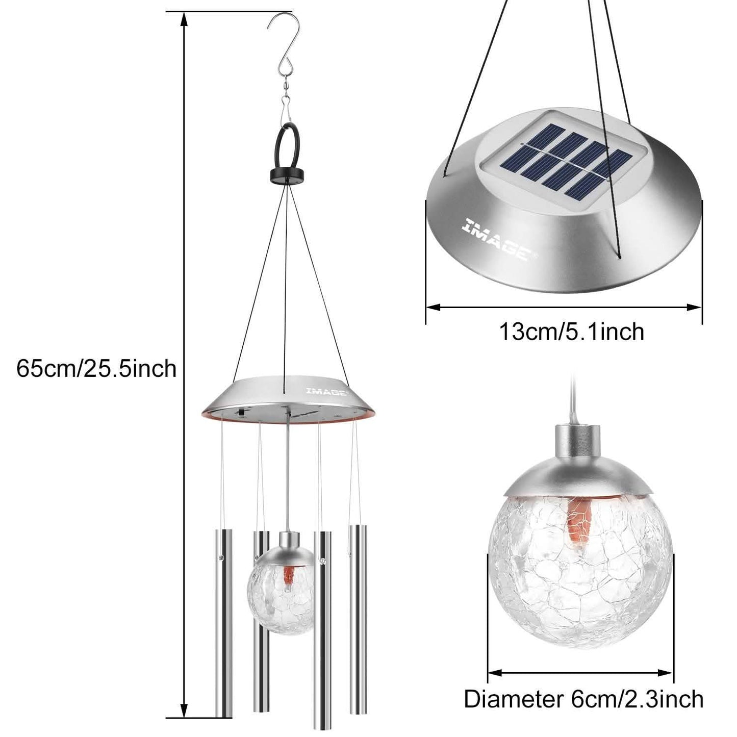Solar Wind Chimes Color Changing LED Light DailySale