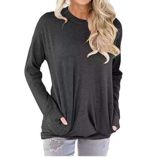 Solid Long Sleeve Shirt DailySale