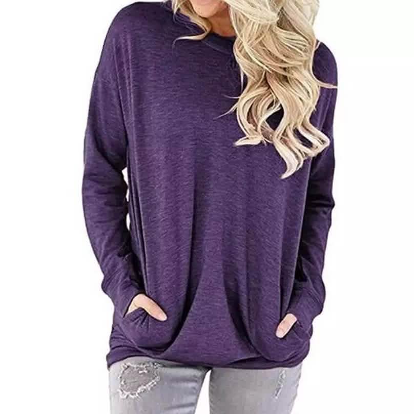 Solid Long Sleeve Shirt DailySale