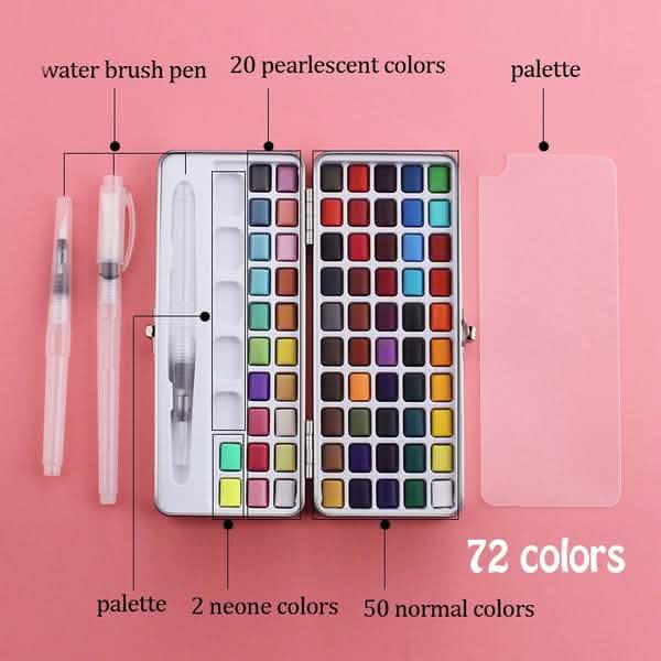 Solid Watercolor Pigment Set DailySale