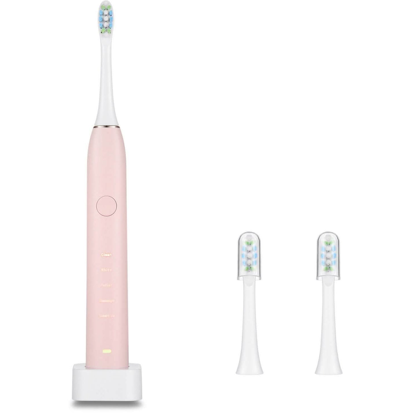 Sonic Electric Toothbrush For Adults Magnetic Charging Waterproof IPX7 Replacement Heads Set DailySale