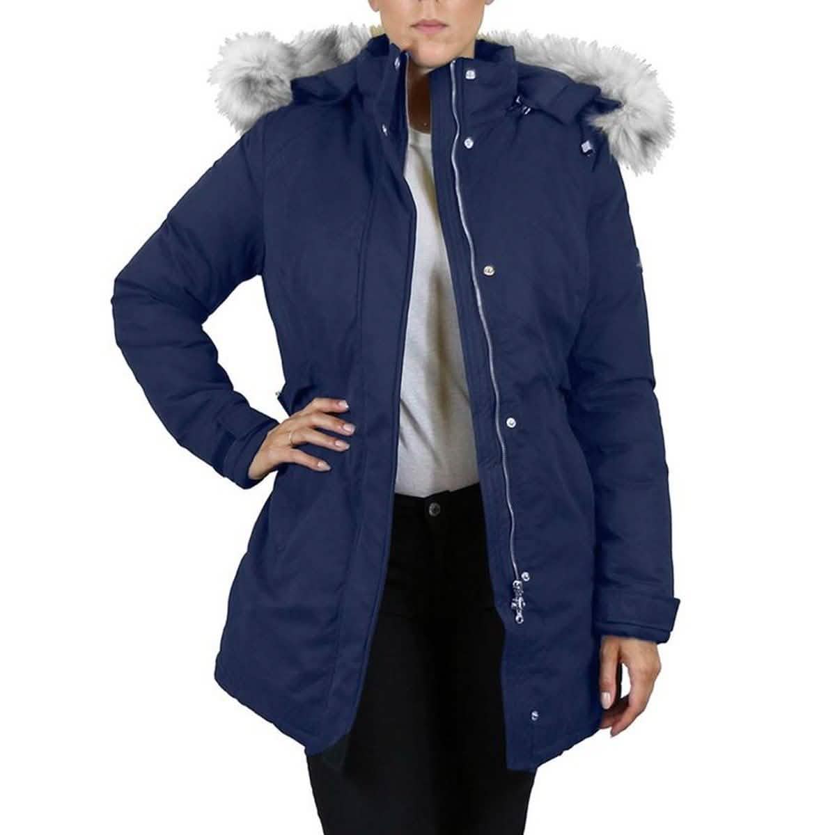 Spire By Galaxy Heavyweight Women's Parka with Hood DailySale