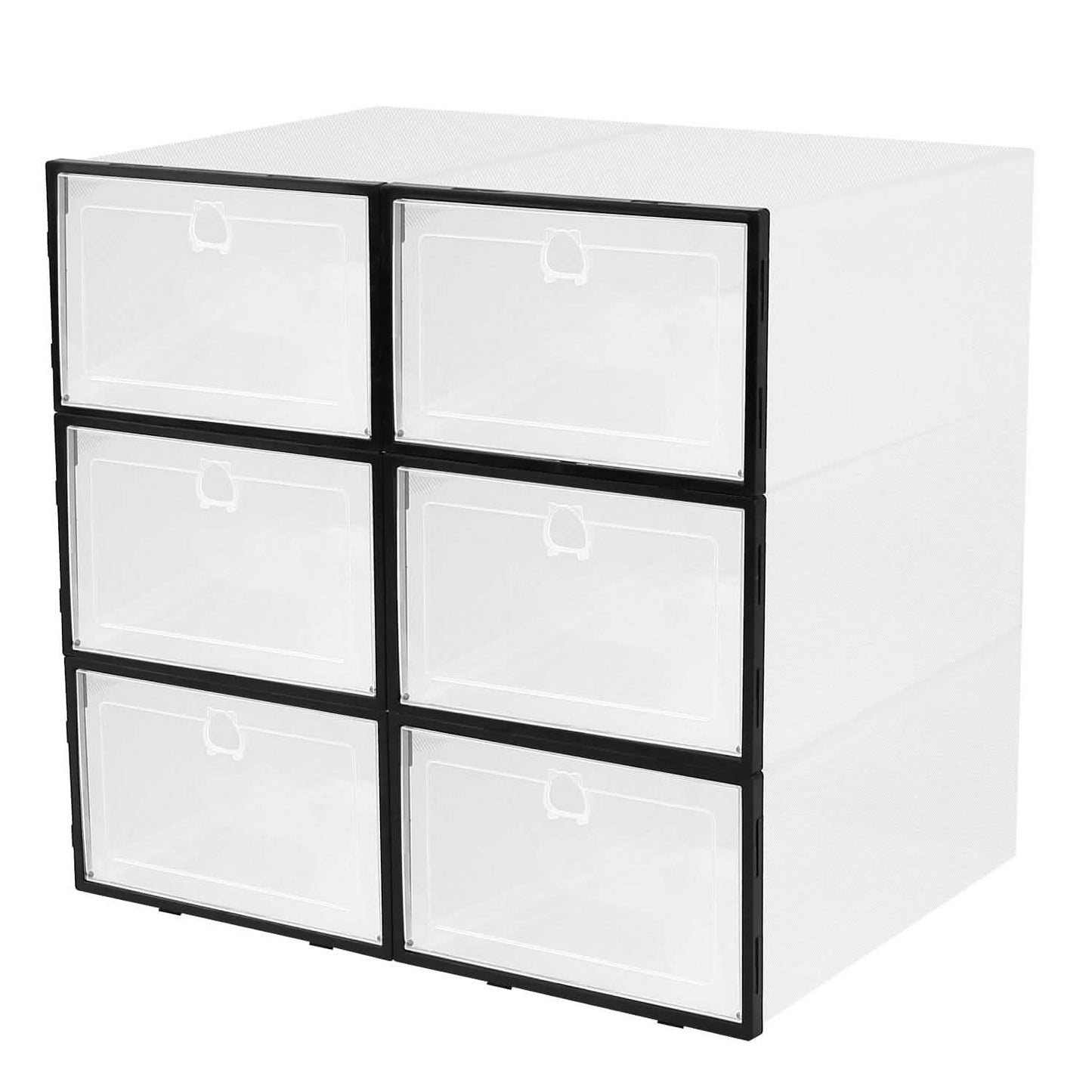 Stackable Shoe Storage Bin Transparent Dustproof DailySale