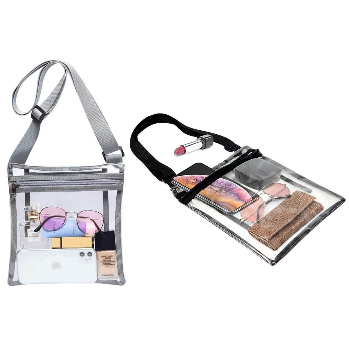 Stadium Approved Clear Crossbody Bag Purse with Adjustable Strap DailySale
