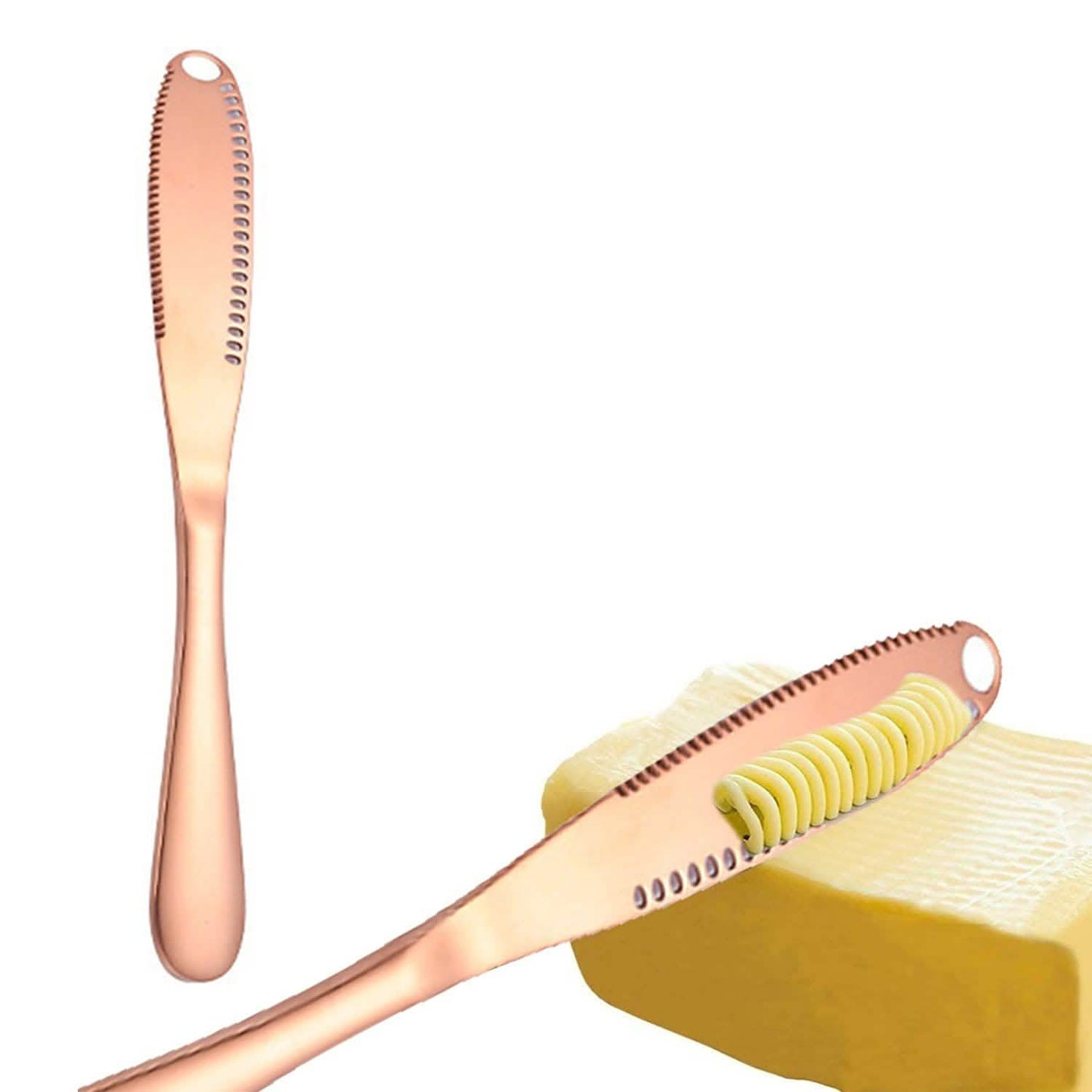 Stainless Steel And Copper Butter Spreader Cutter Slicer Knife DailySale