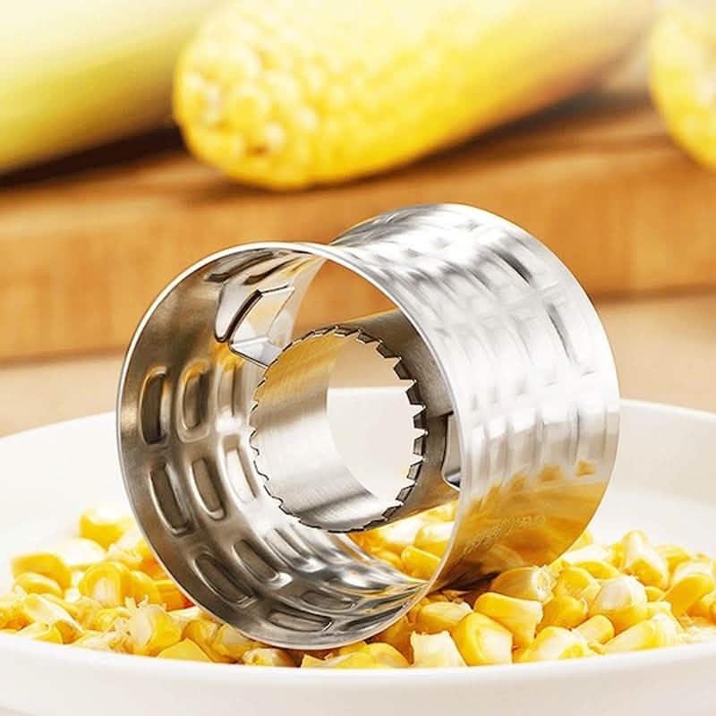 Stainless Steel Corn Stripper and Peeler Ring DailySale