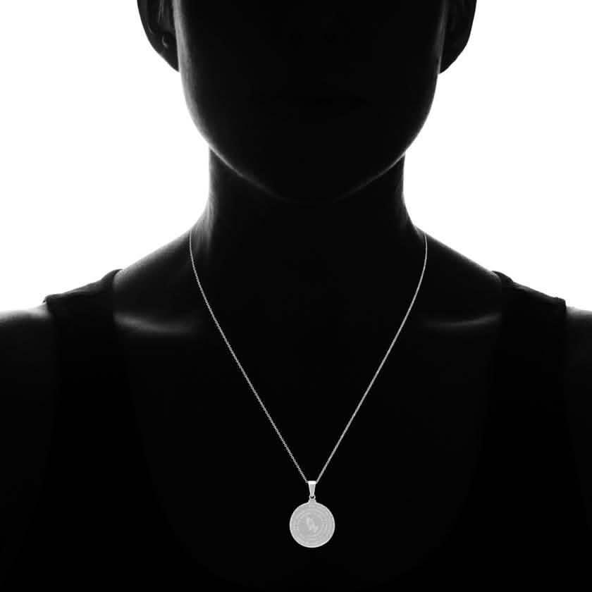 Stainless Steel Lord's and Serenity Prayer Pendant for Women DailySale