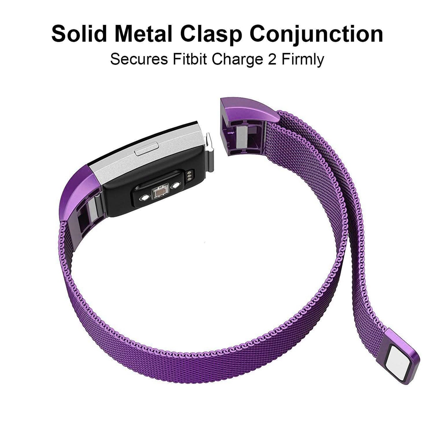 Stainless Steel Mesh Milanese Loop Band for Fitbit Charge 2 DailySale