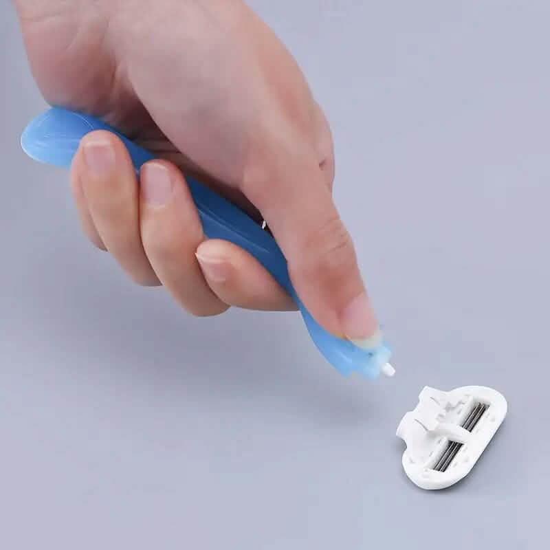 Stainless Steel Women's Hair Razor with 8 Replacement Blades DailySale