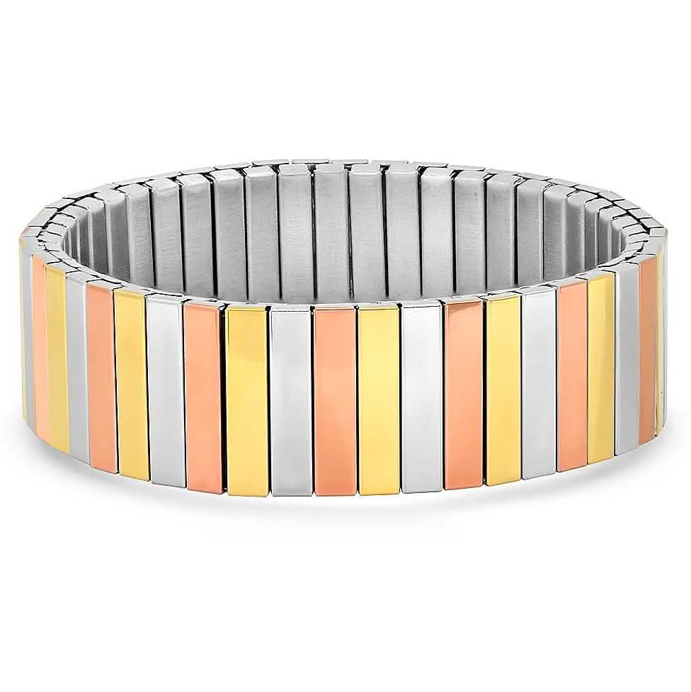 Steel by Design Stainless Tri-Color Stretch Bracelet DailySale