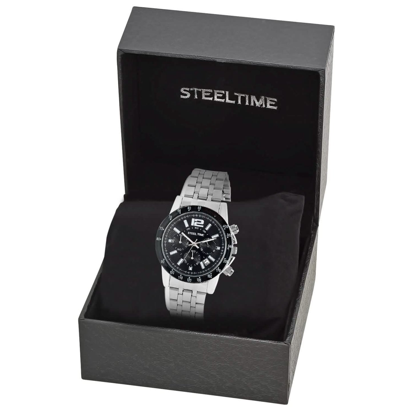 SteelTime Men's Stainless Steel Watches DailySale