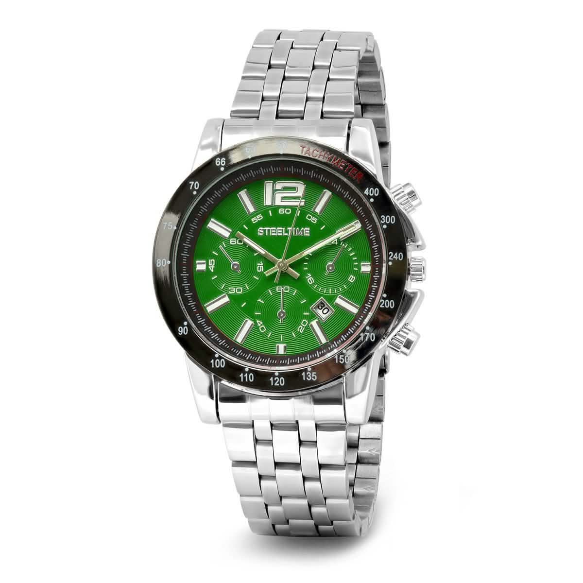 SteelTime Men's Stainless Steel Watches DailySale