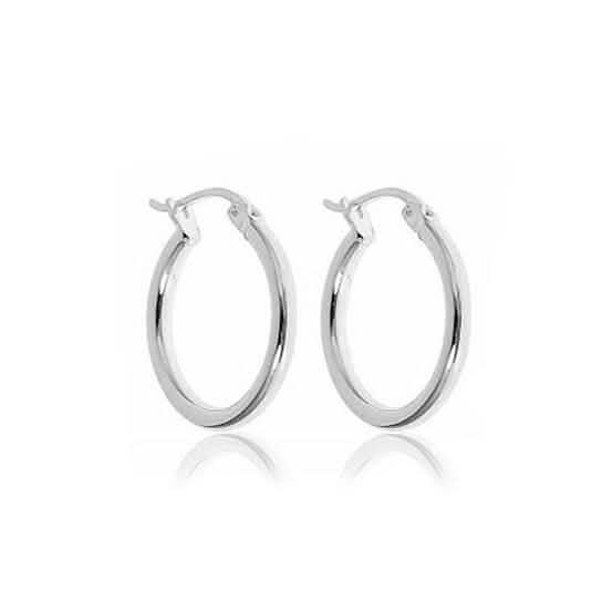 Sterling Silver 14MM Huggie Hoop Earring DailySale