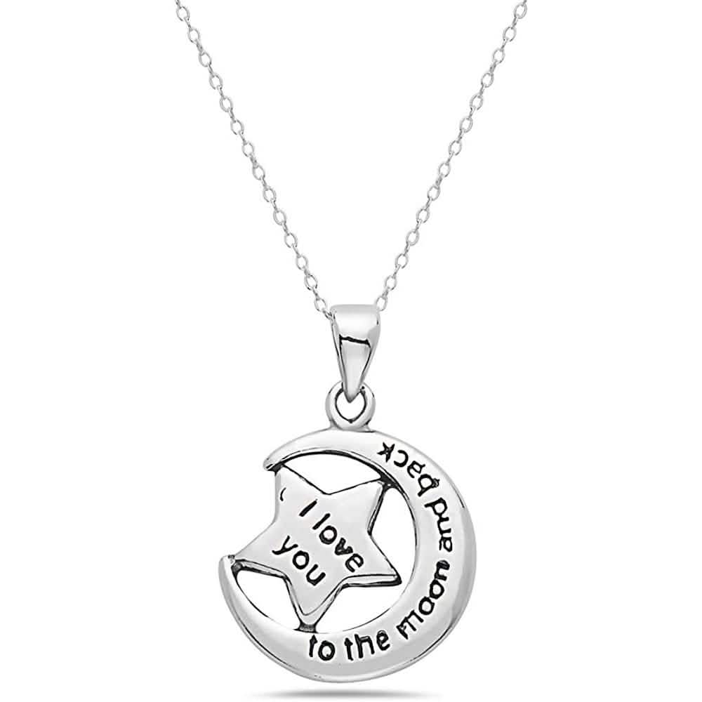 Sterling Silver Inspirational Pendant Necklace DailySale