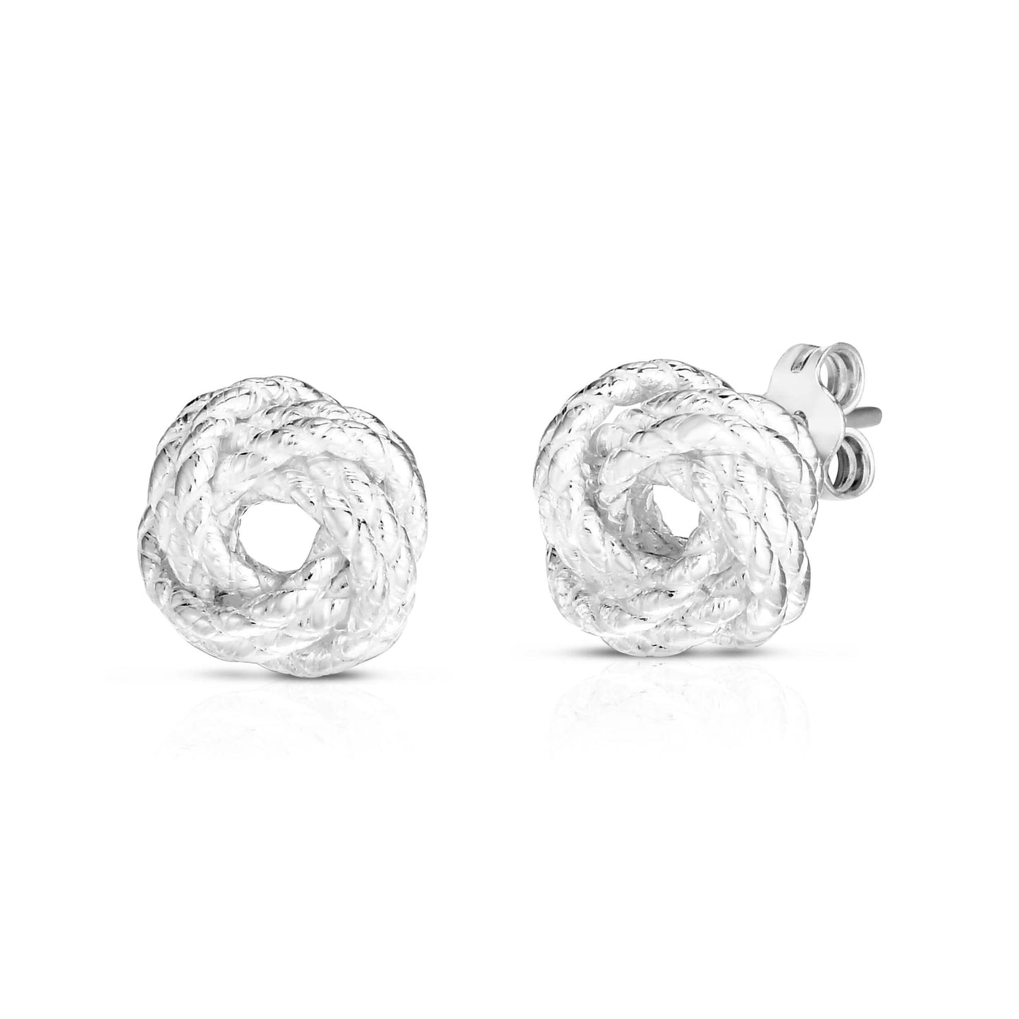 Sterling Silver Love Knot Earring DailySale