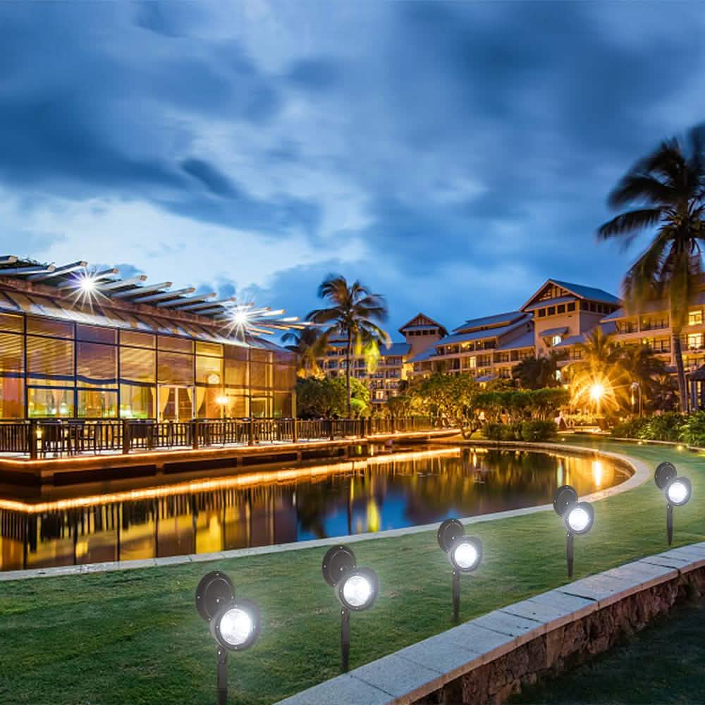 Stibadium Solar Landscape Spotlight LED Lighting DailySale
