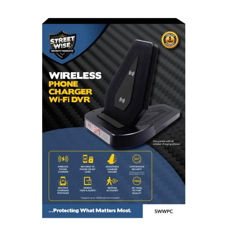 Streetwise Wireless Phone Charger Wi-Fi DVR DailySale