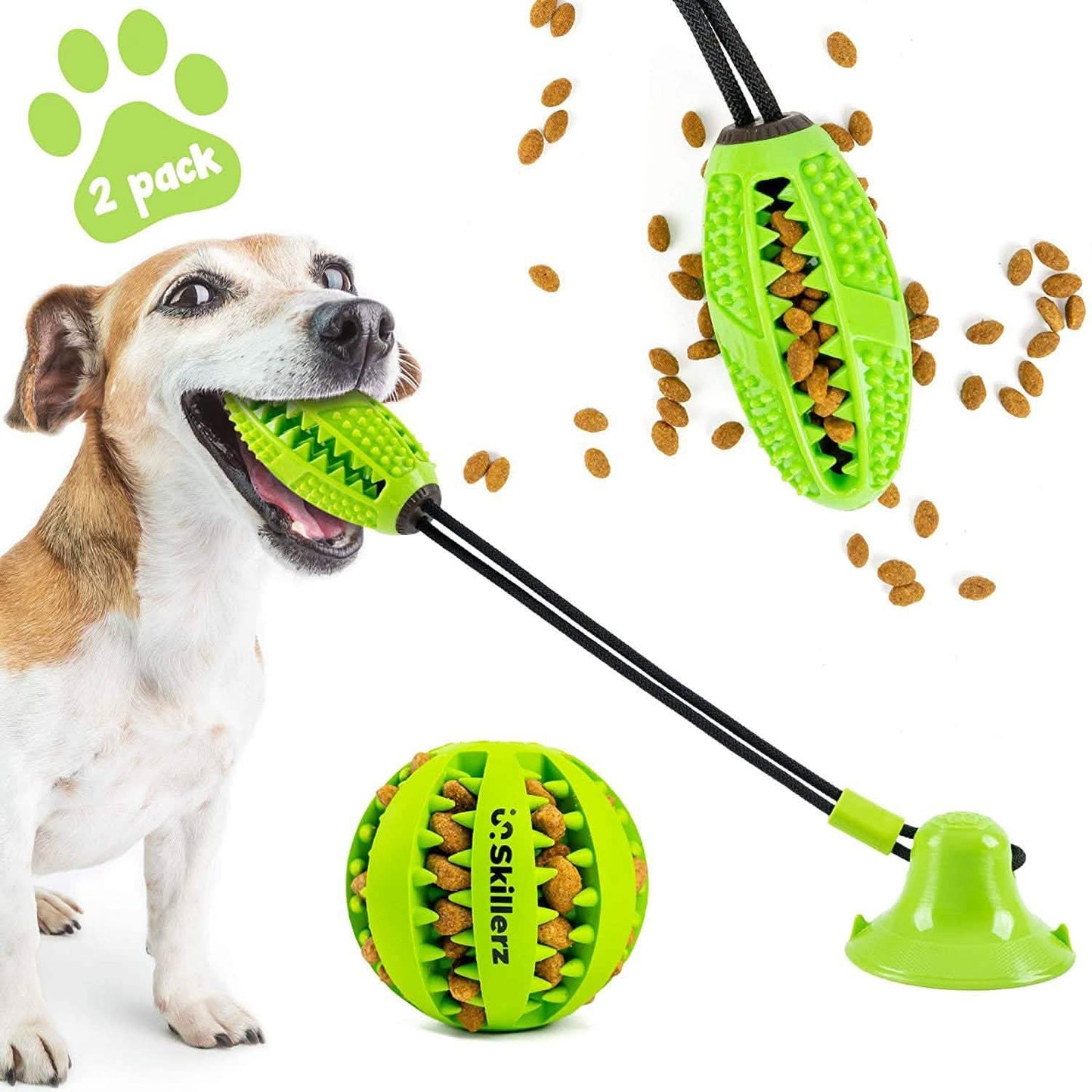 Suction Cup and Play IQ Toy Treat Ball DailySale