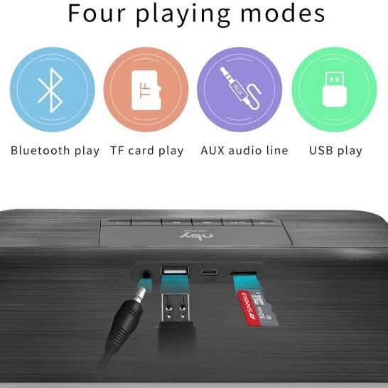 Super Bass Bluetooth Speaker With FM Radio DailySale