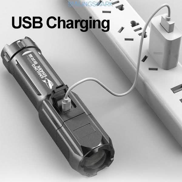 Super Bright ABS Strong Light Focusing Led Flashlight DailySale