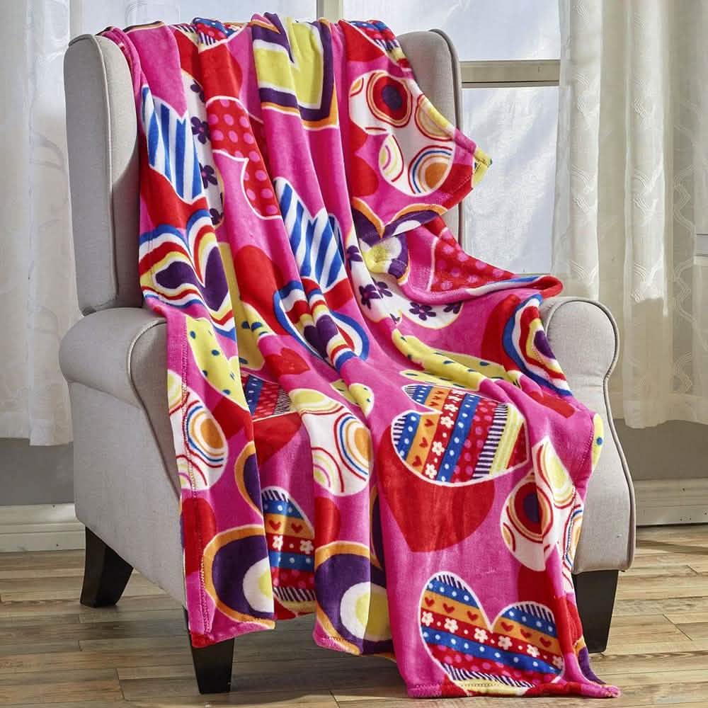 Super Soft Microplush Valentine Throw - Assorted Styles DailySale