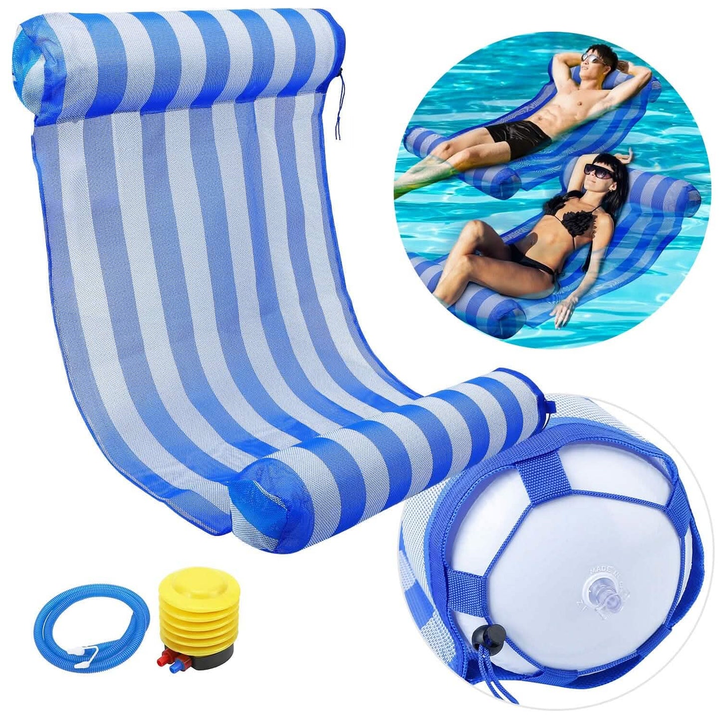 Swimming Pool Float Hammock Inflatable DailySale