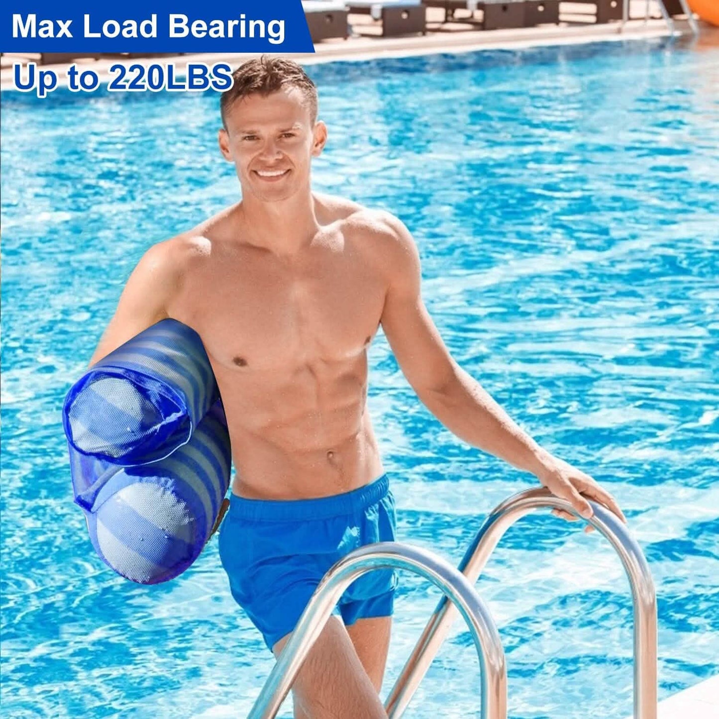 Swimming Pool Float Hammock Inflatable DailySale