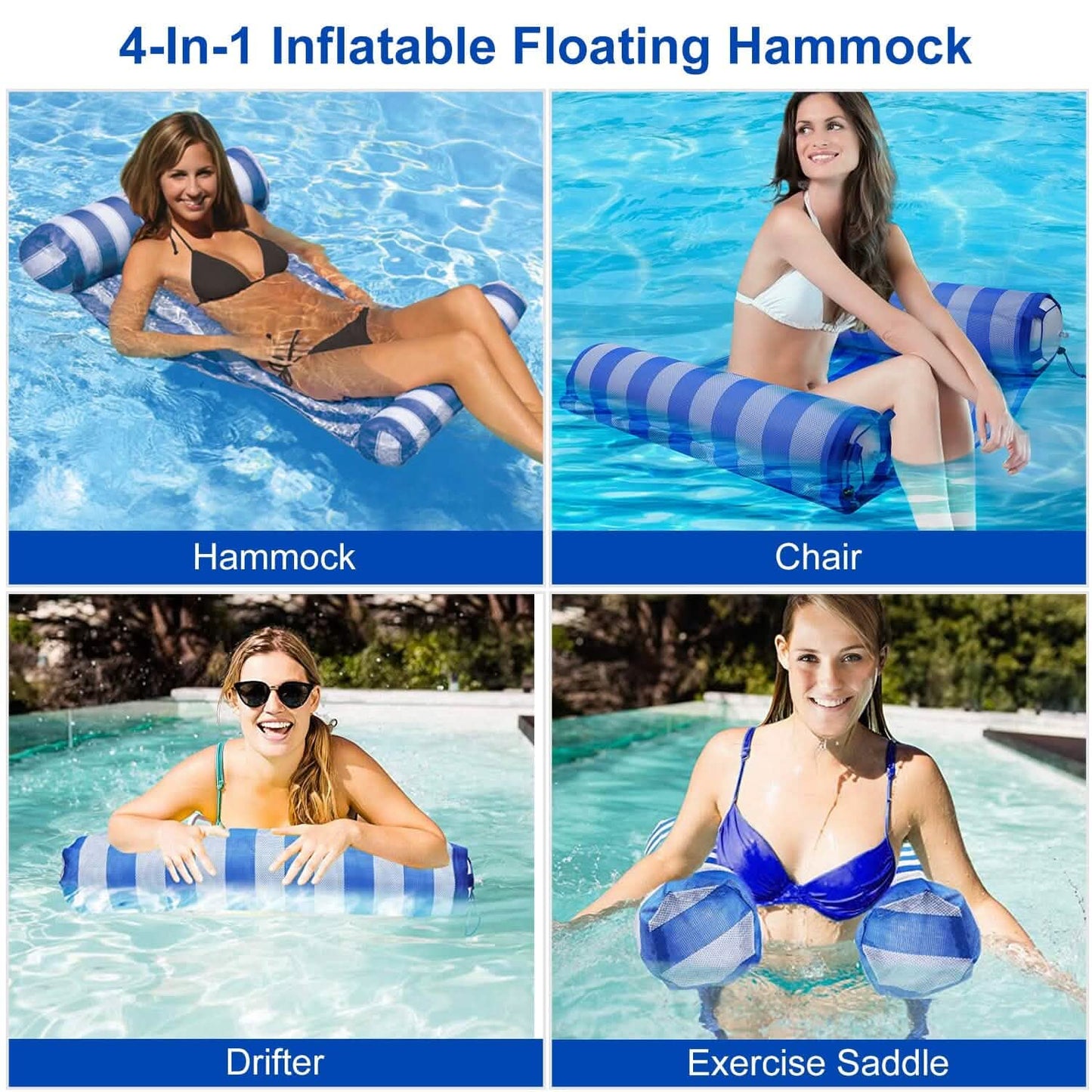 Swimming Pool Float Hammock Inflatable DailySale