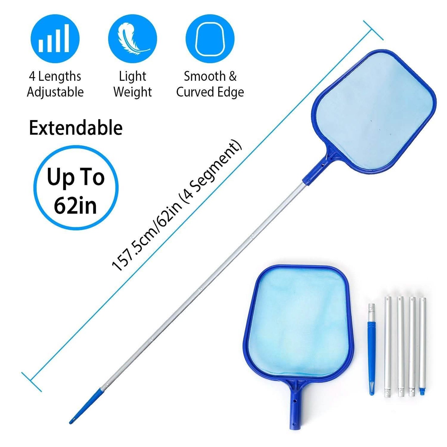 Swinging Pool Skimmer Cleaner Mesh Net DailySale
