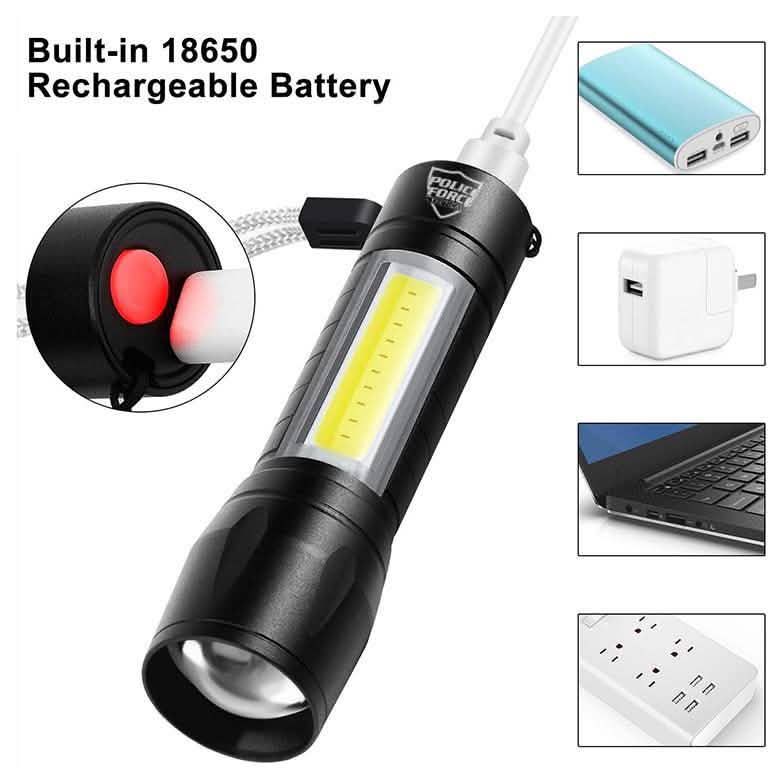 Tactical XPE COB Mini Flashlight DailySale