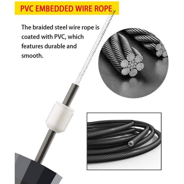 Tangle-Free Skipping Rope with Ball Bearings DailySale
