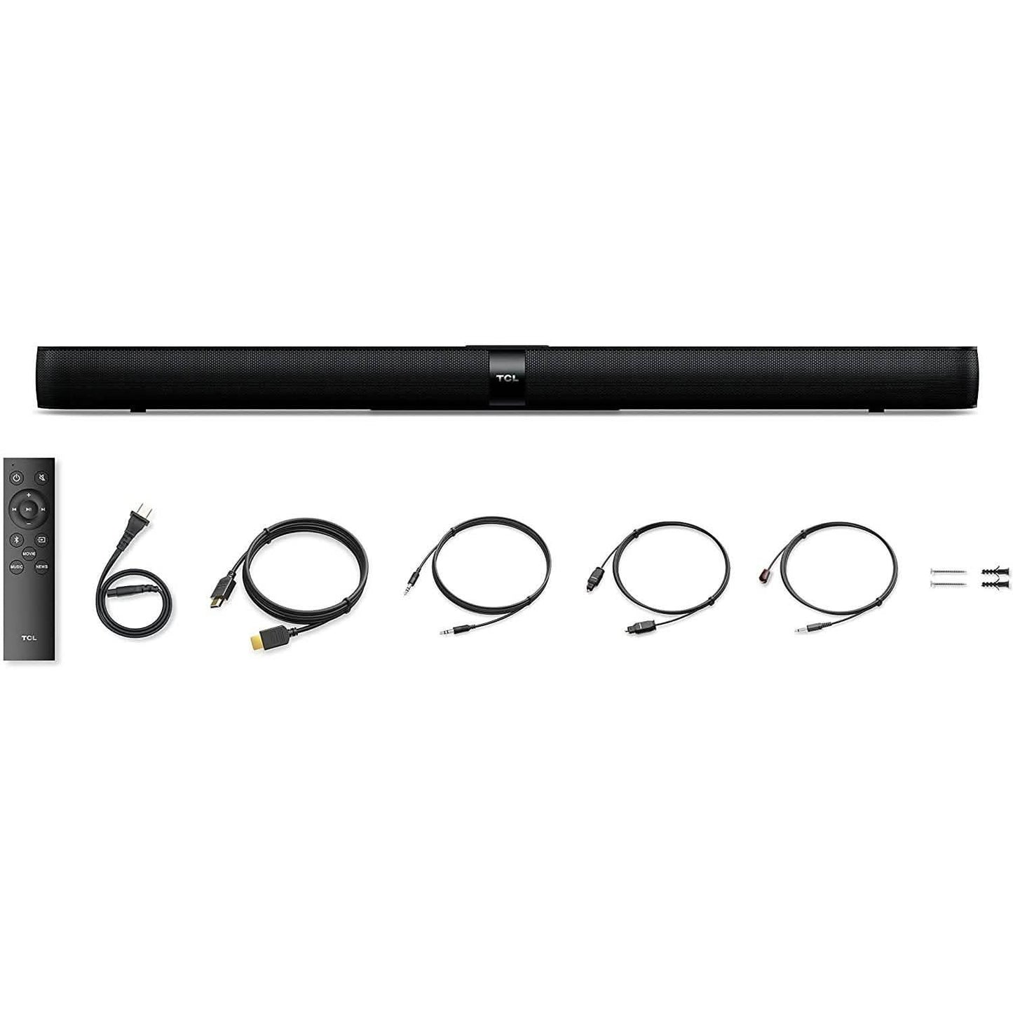 TCL TS7000 Alto 7 36 2.0 Channel Home Theater Sound Bar with Built-in Subwoofer (Refurbished) DailySale