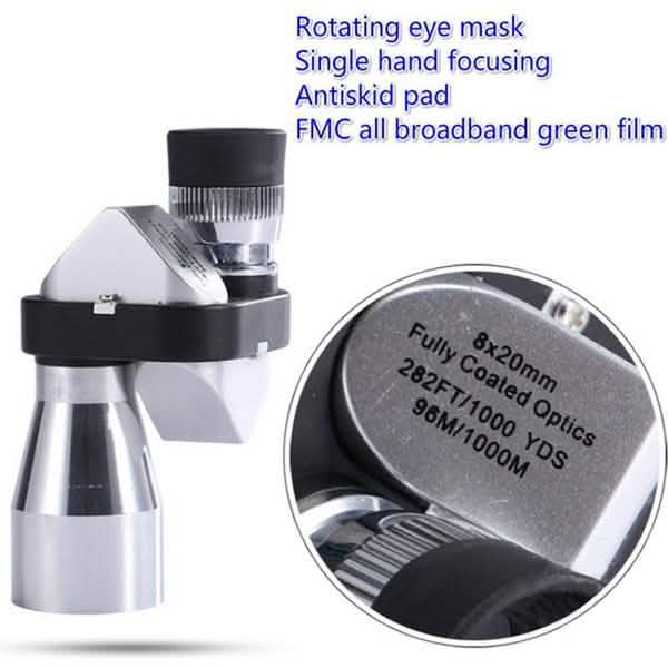 Telescope Single Barrel Pocket 8x20 Monocular Telescope DailySale