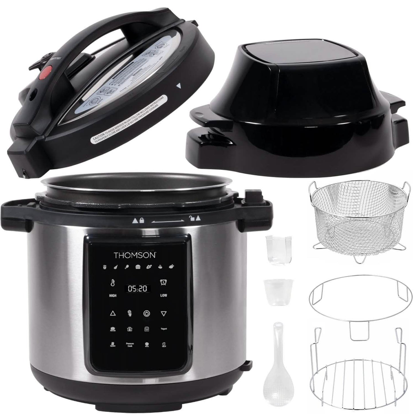 Thomson 9-in-1 Pressure, Slow Cooker, Air Fryer and More, with 6.5 QT Capacity DailySale
