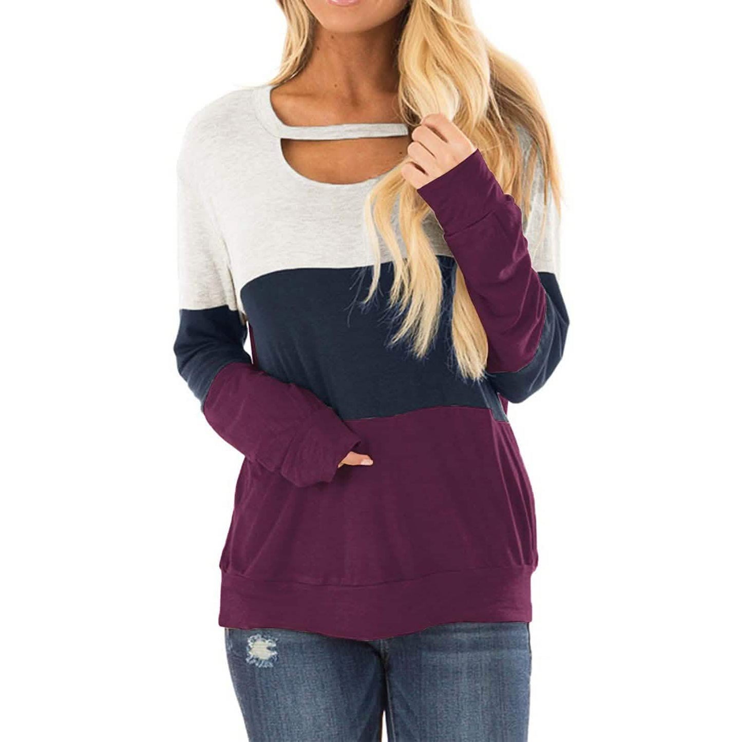 Topstype Women's Long Sleeve Tunics DailySale