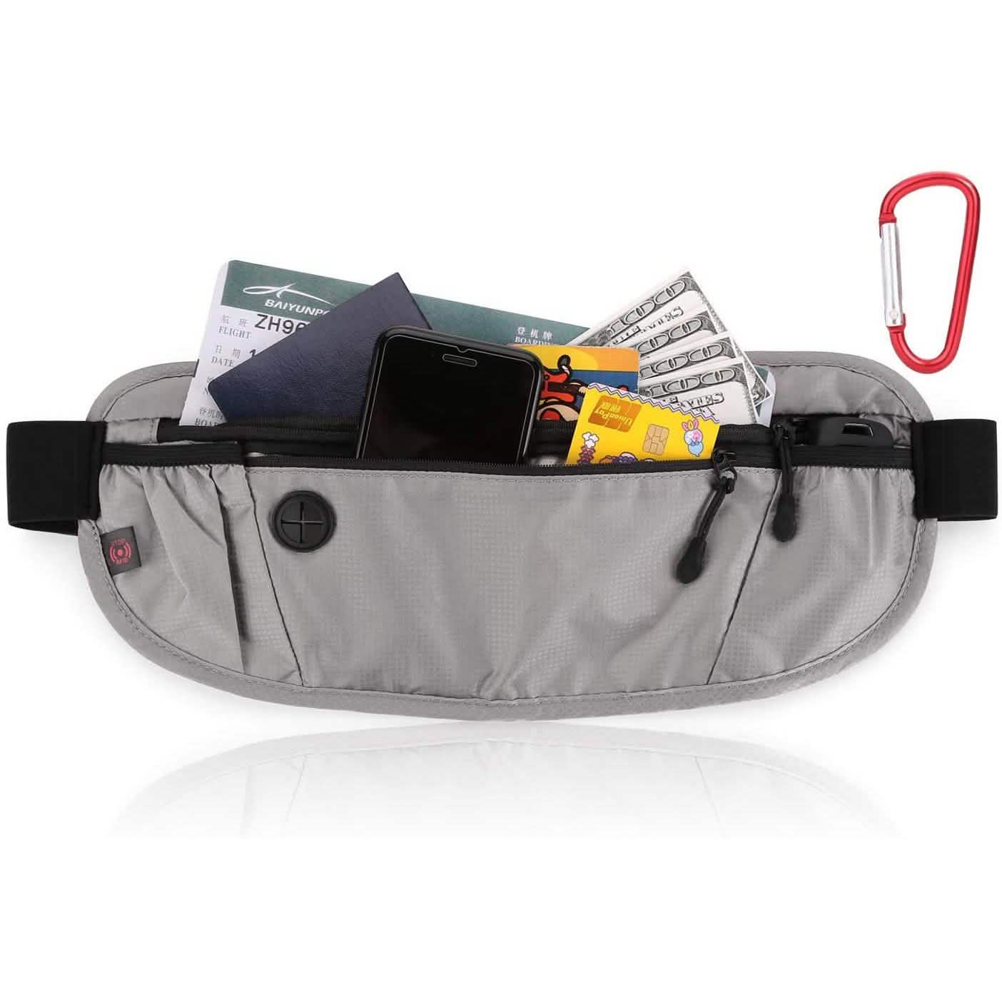 Travel Money Wallet Belt Pouch Blocking Hidden Passport Holder Bag DailySale