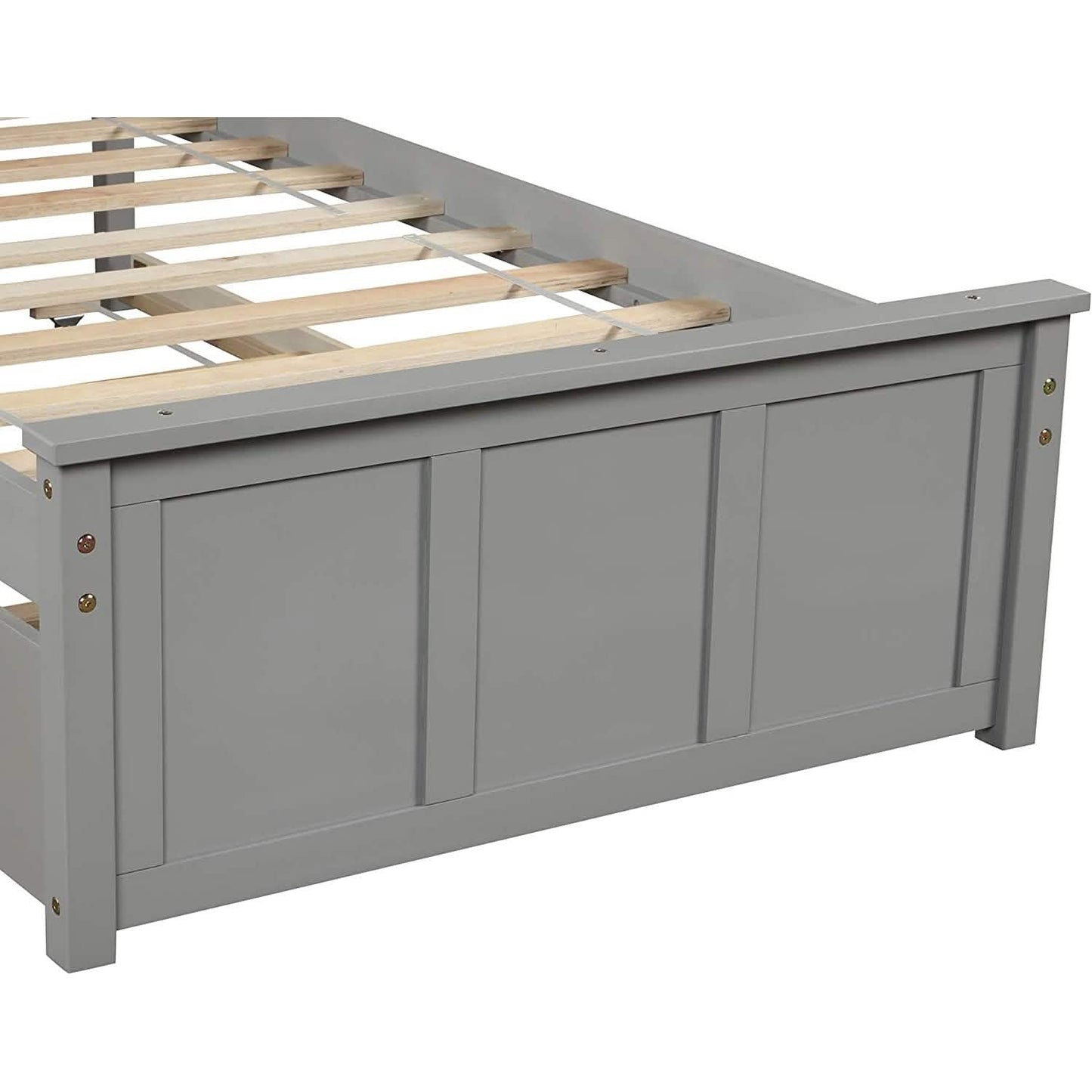 Twin Size Platform Bed with A Trundle DailySale