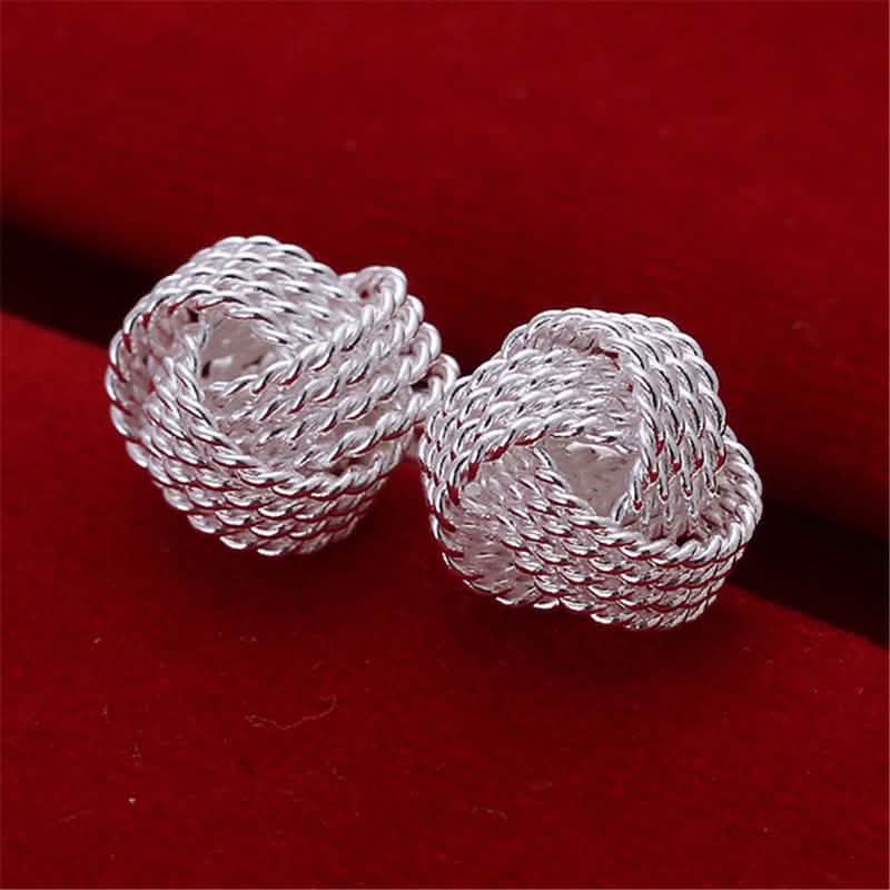 Twisted Love Knot Stud Earrings DailySale