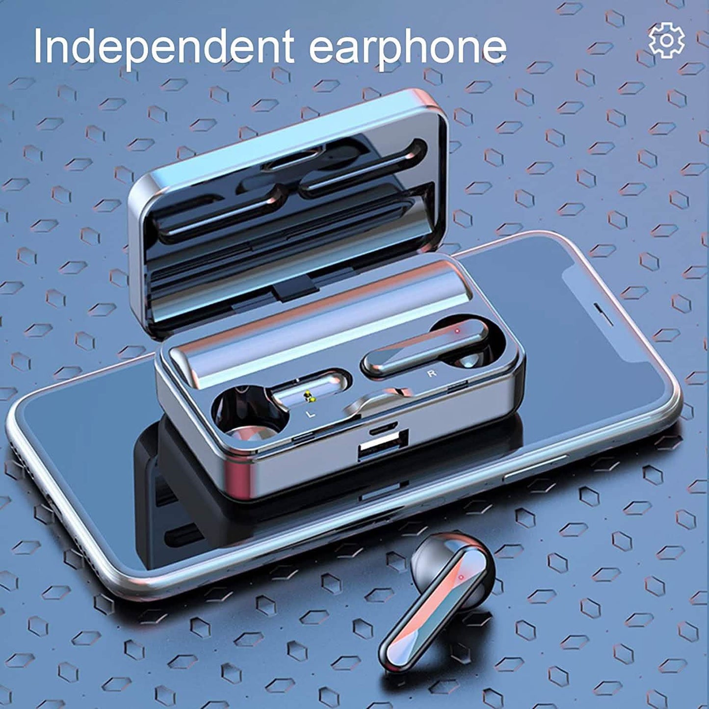 TWS Bluetooth 5.1 Earphones Mirror Screen Display DailySale