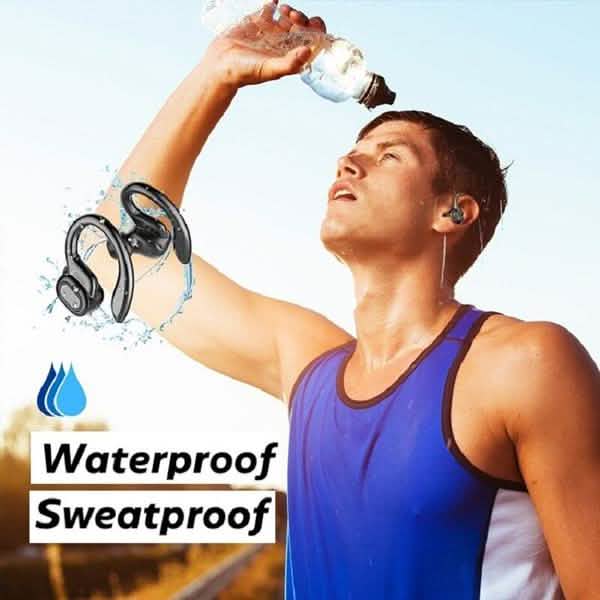 TWS Bluetooth Earphones with Microphones Sport Ear Hook LED Display DailySale