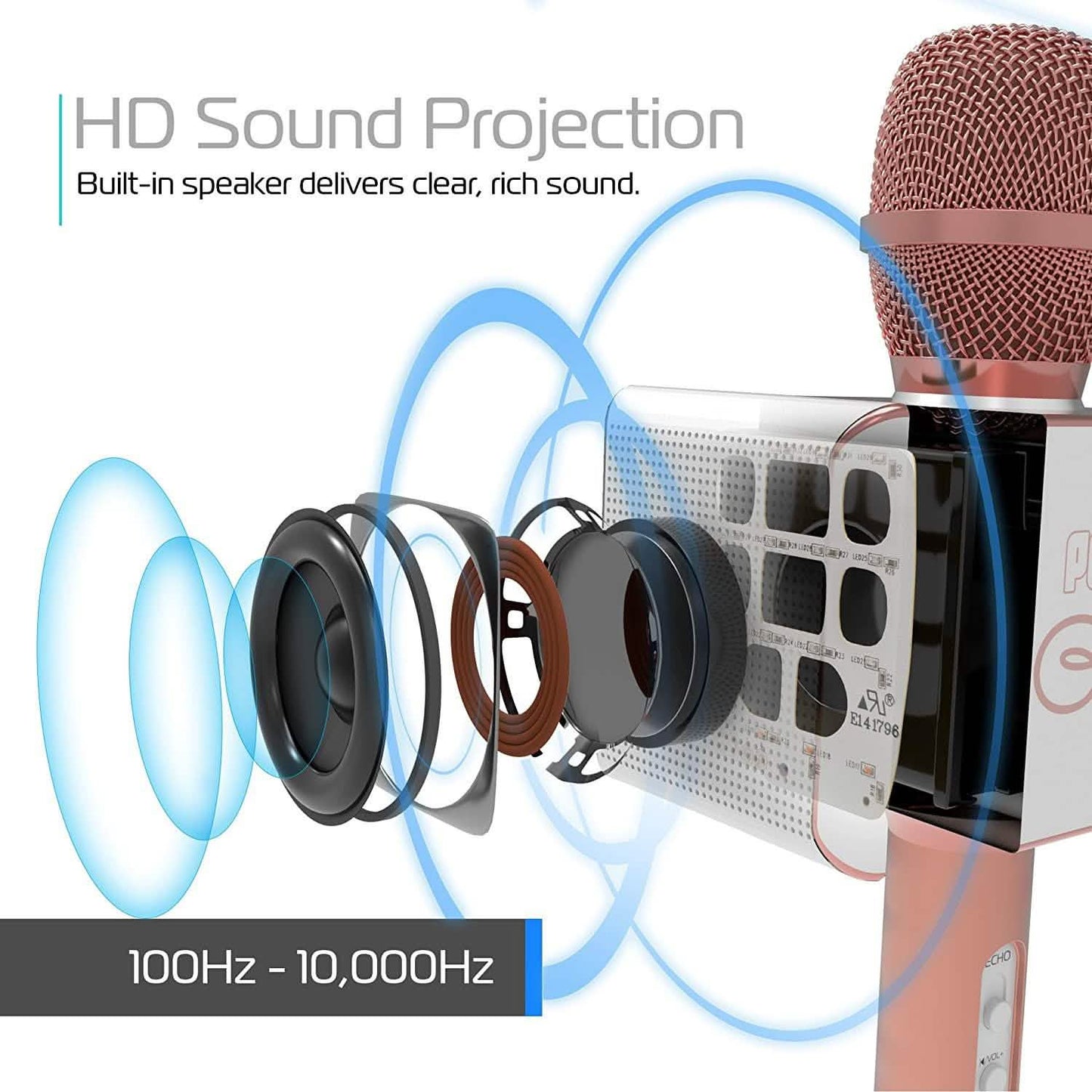 Tzumi Pop Solo Wireless Bluetooth Karaoke Microphone And Speaker DailySale
