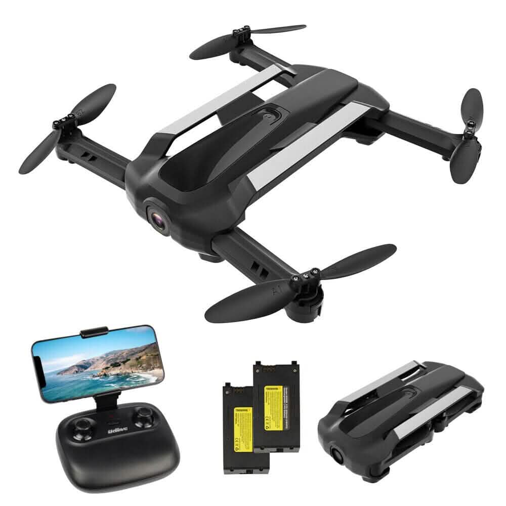 UDIRC Foldable RC Drone FPV WiFi Quadcopter w/ 720P HD Camera & 2 Batteries U73 DailySale