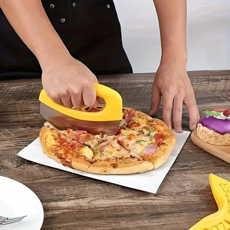 Ultra-Sharp Stainless Steel Pizza Cutter With Rocker Arm DailySale