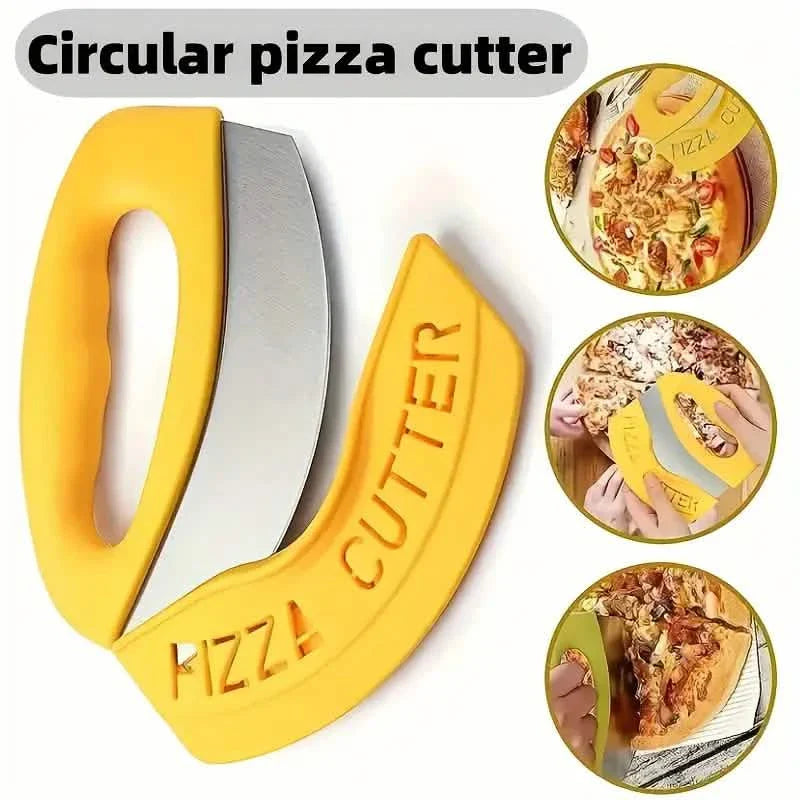 Ultra-Sharp Stainless Steel Pizza Cutter With Rocker Arm DailySale